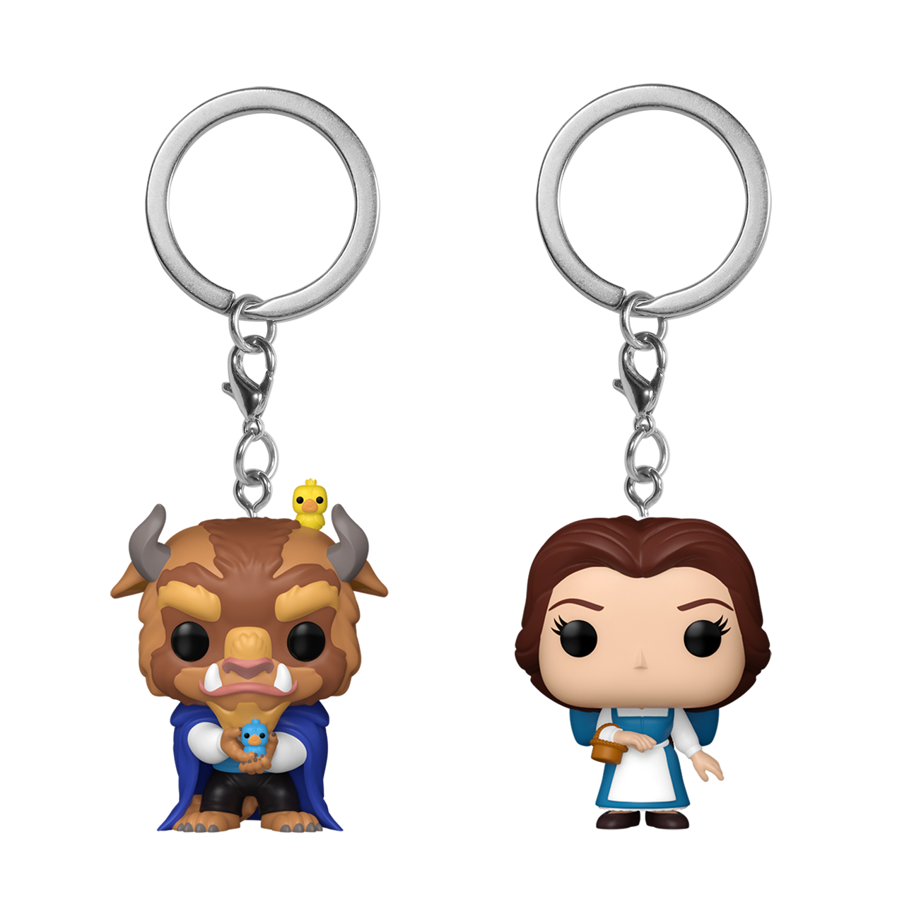 Funko Pop! Keychain Belle & Beast 2-Pack