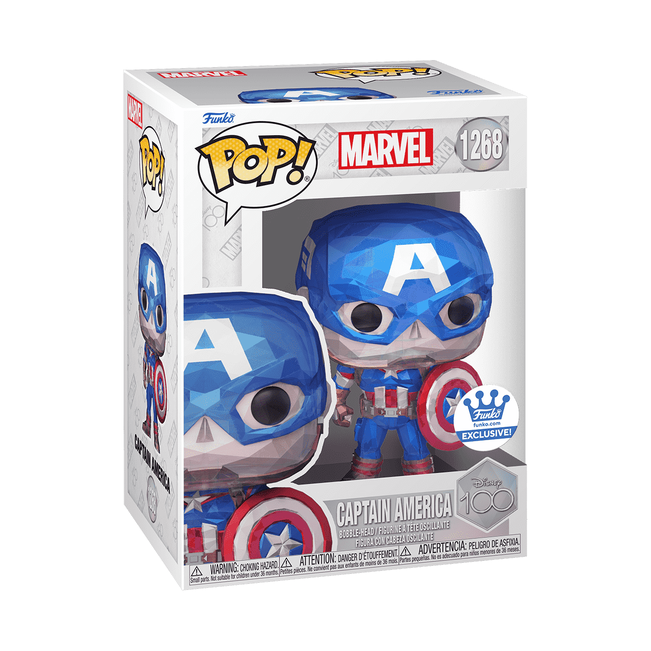 Buy Pop! Captain America (Facet) at Funko.