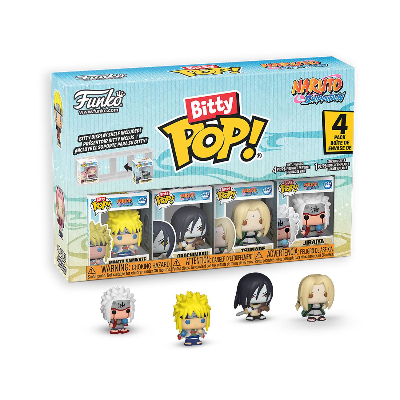 Funko Bitty Pop! 4 Pack: Naruto Shippuden - Team 2