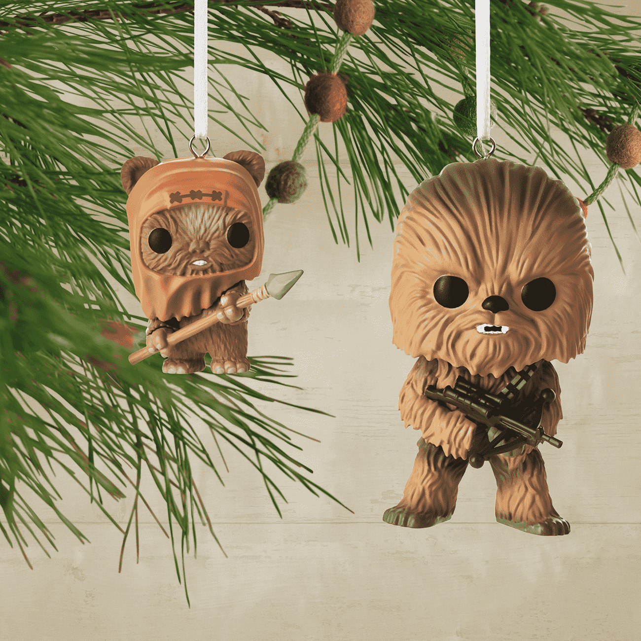 Buy Chewbacca & Wicket Ornament at Funko.