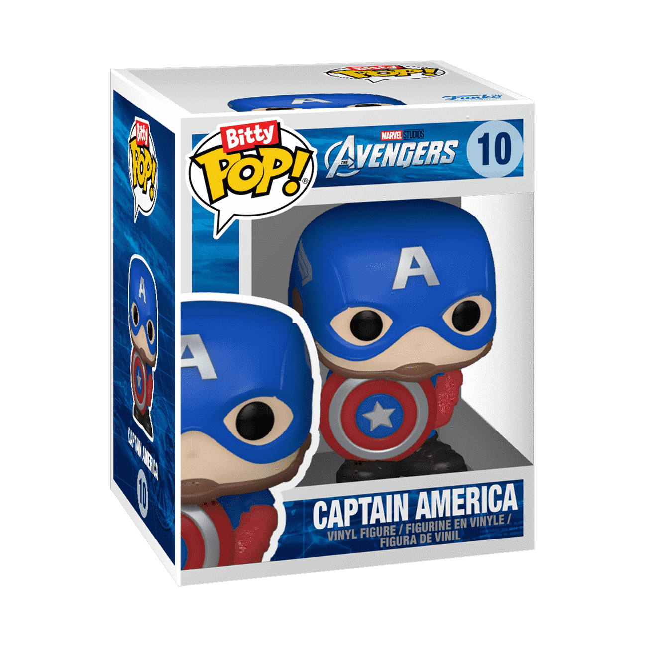 The Avengers The Infinity Saga Captain America Funko Bitty Pop! Mini-F –  FunkoBros