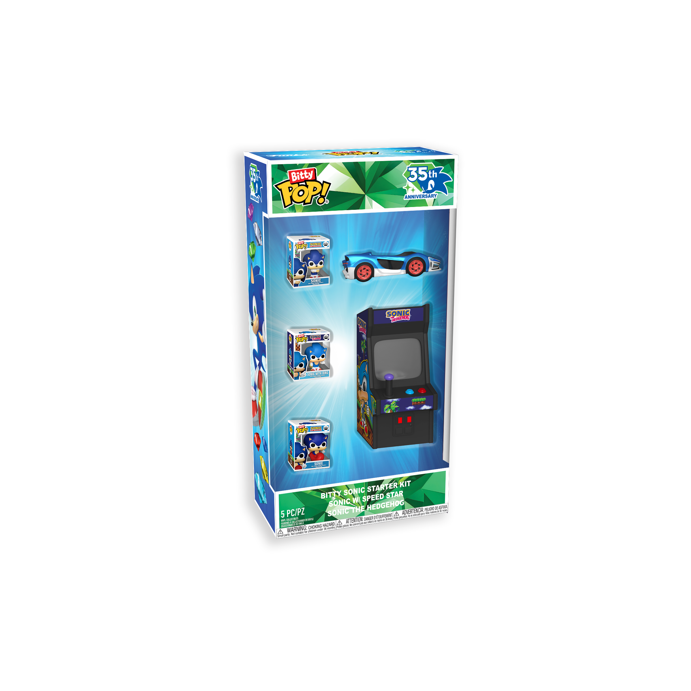 Bitty Pop! Starter Set: Sonic The Hedgehog - 3 Mini Figures