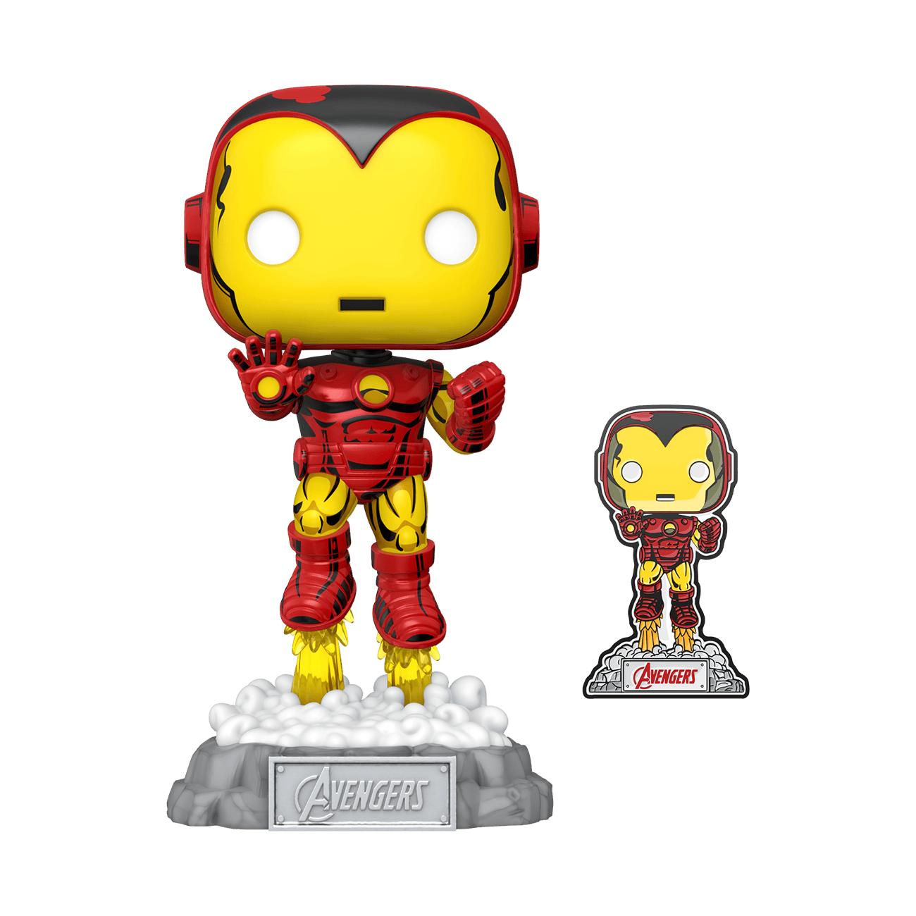 BOITE ABÎMÉE Funko POP Marvel n°905 Iron Man with Gantry (GITD PX