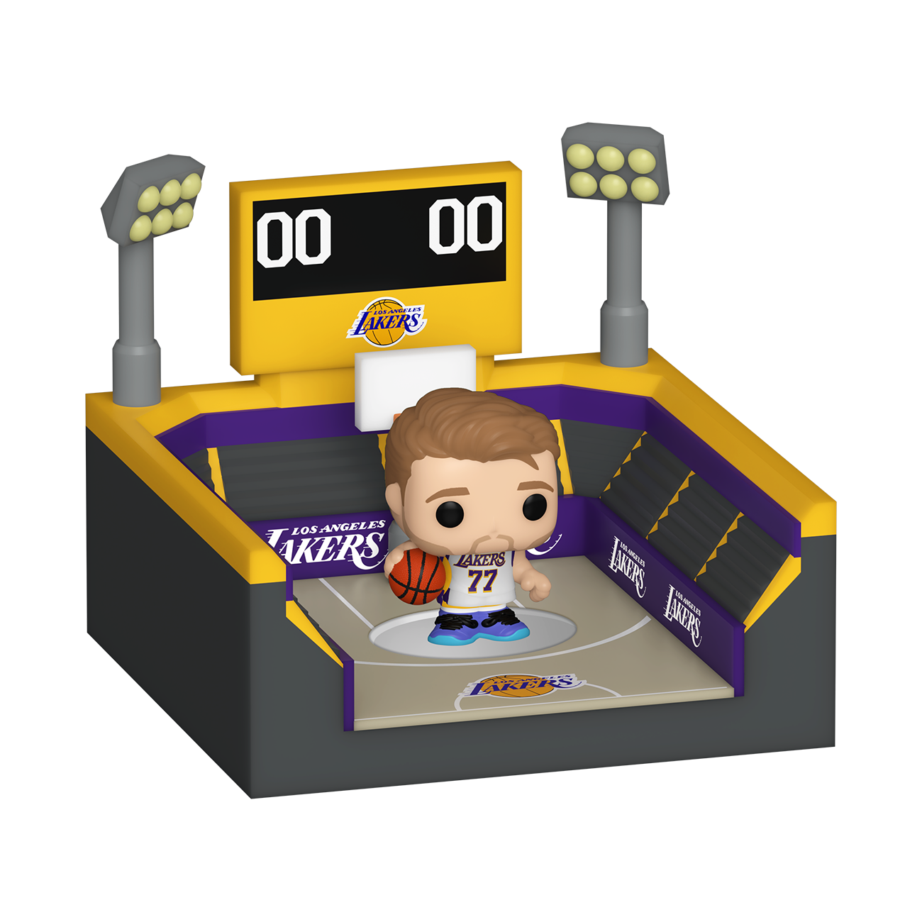 Bitty Pop! Towns Luka Dončić & Basketball Arena | Funko