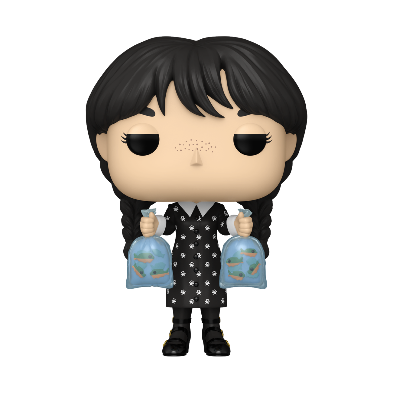 限定9500体 Funko POP! Wednesday #1814 Pop! Wednesday Addams with Piranhas