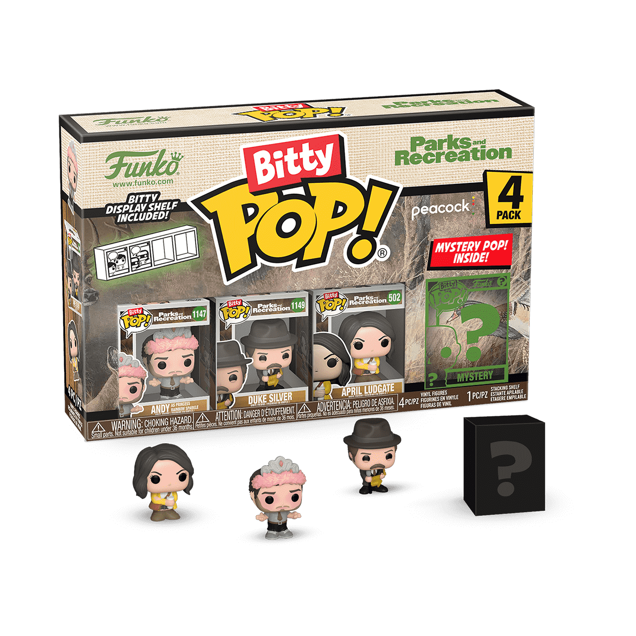 Buy Bitty Pop Parks and Recreation 4 Pack Series 1 at Funko