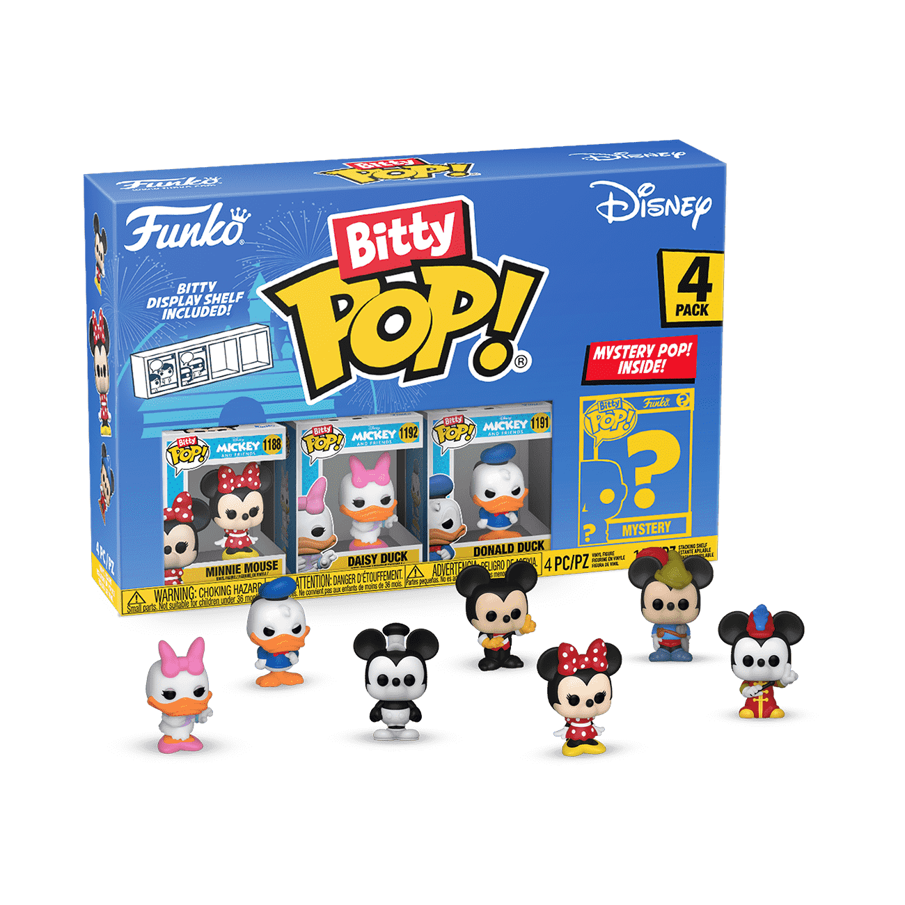 Bitty Pop! Disney 4-Pack Series 2 | Funko