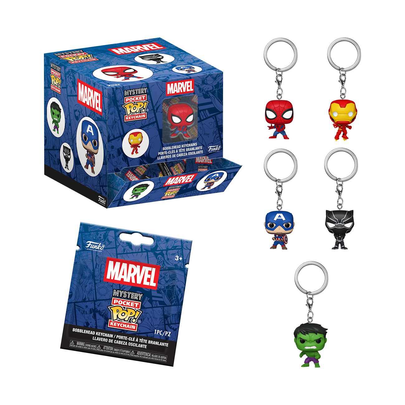 Funko Mystery Pop! Keychain Marvel