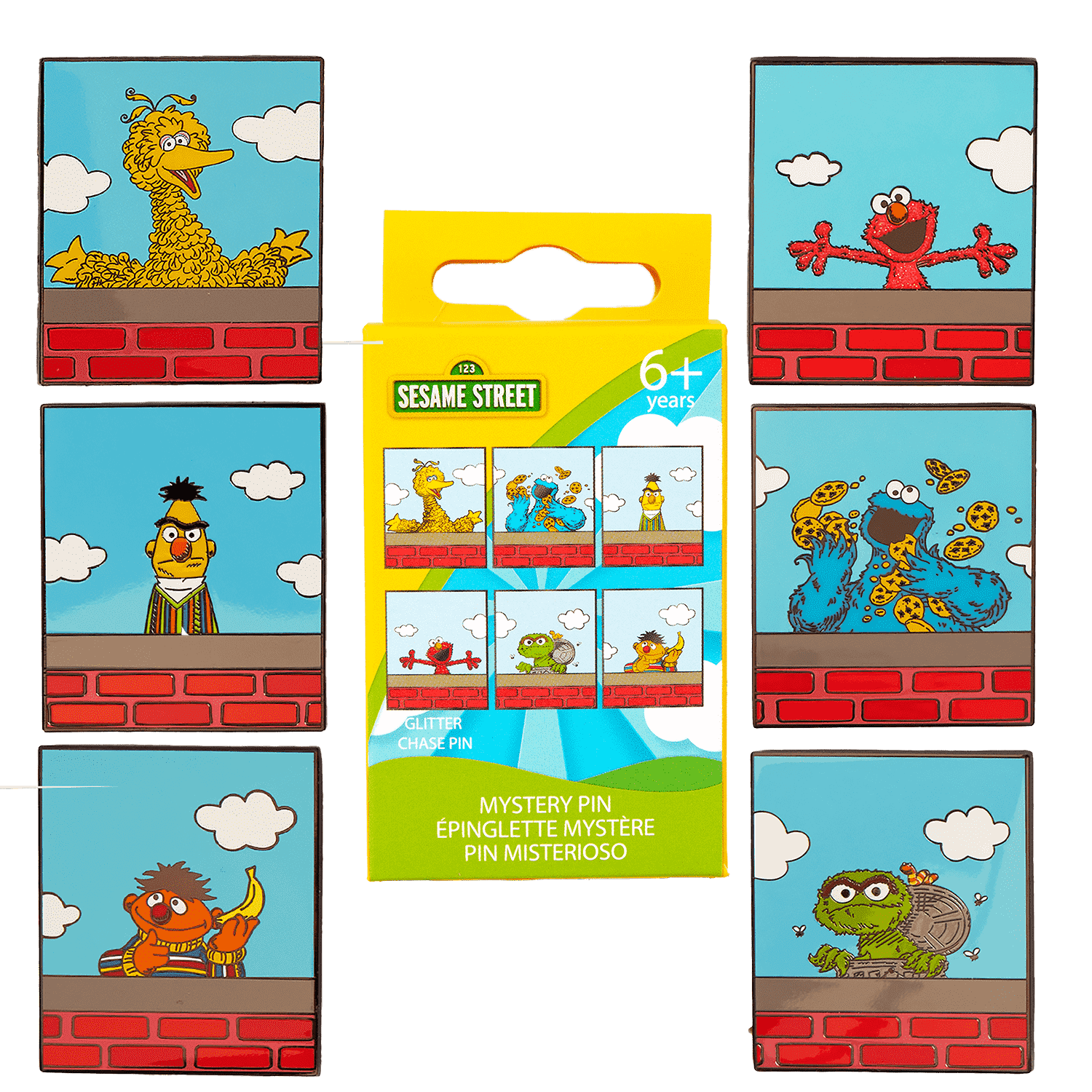 Sesame Street Neighborhood Friends Mystery Box Pin Officially Licensed Loungefly 12$