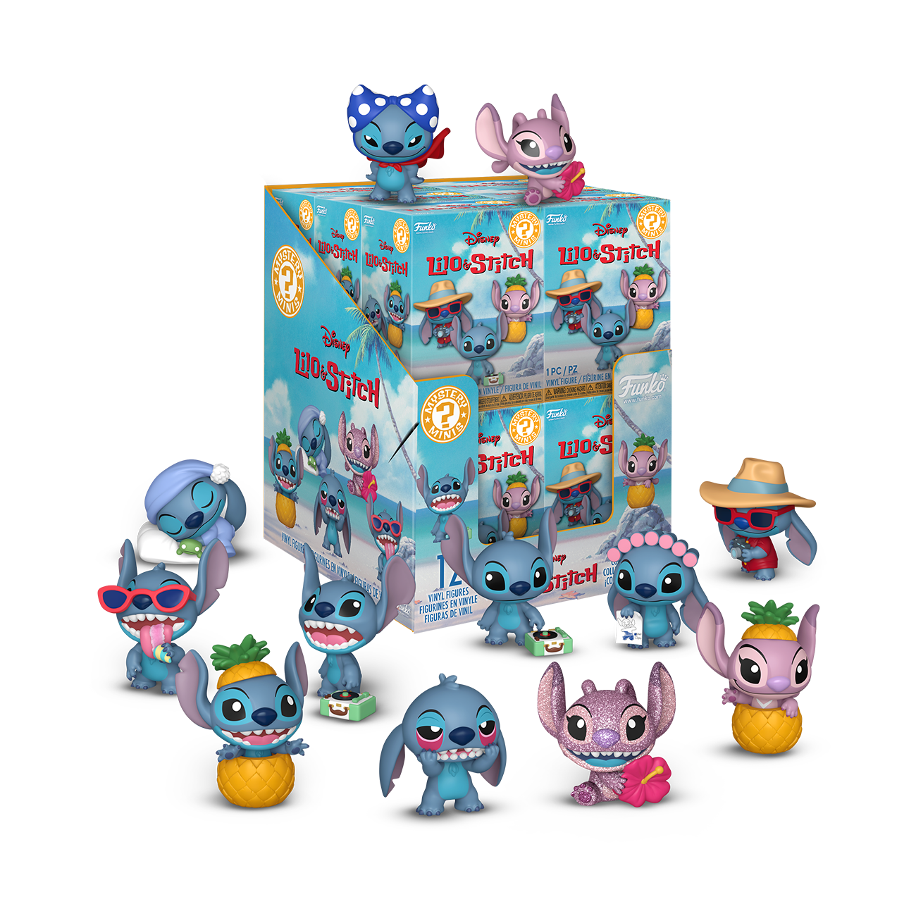 Funko Mystery Mini: Lilo & Stitch - Stitch Superhero, Badness Level, Frustrated and More