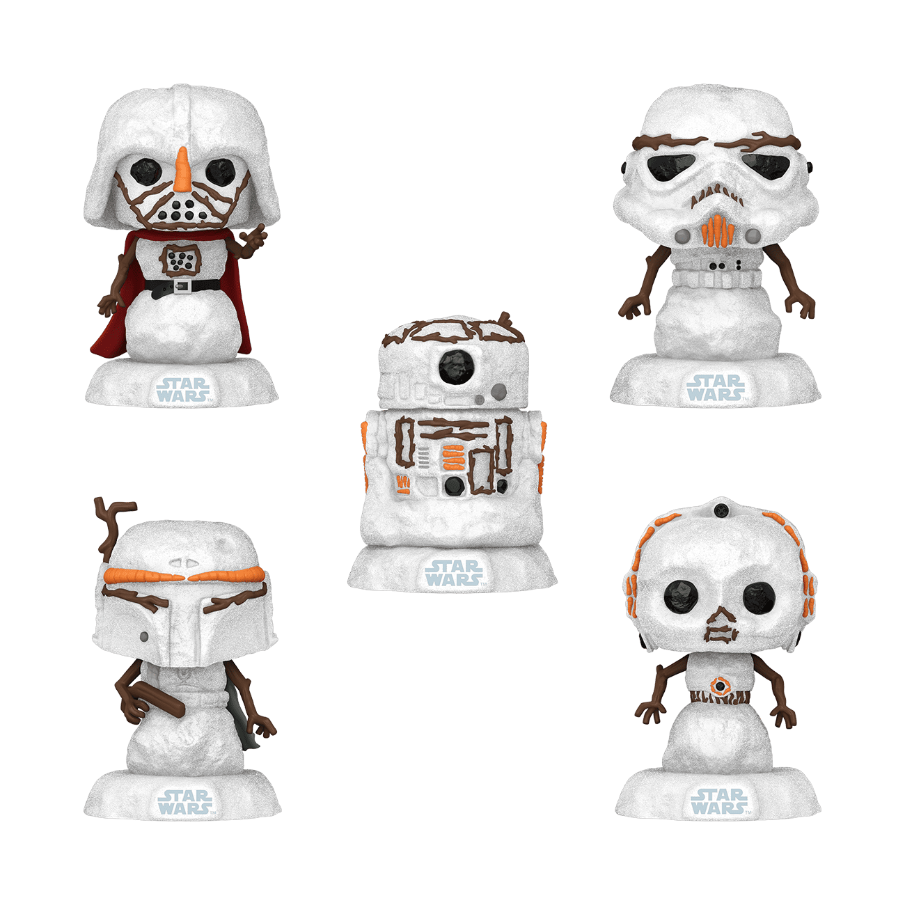Buy Pop! Star Wars Holiday Snowman 5-Pack at Funko.
