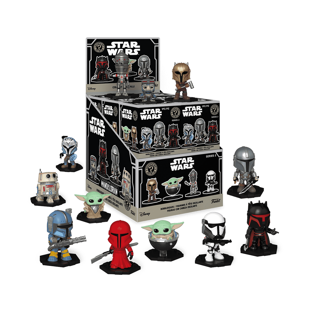 Funko Mystery Mini: The Mandalorian - Minifigura de Vinilo Coleccionable