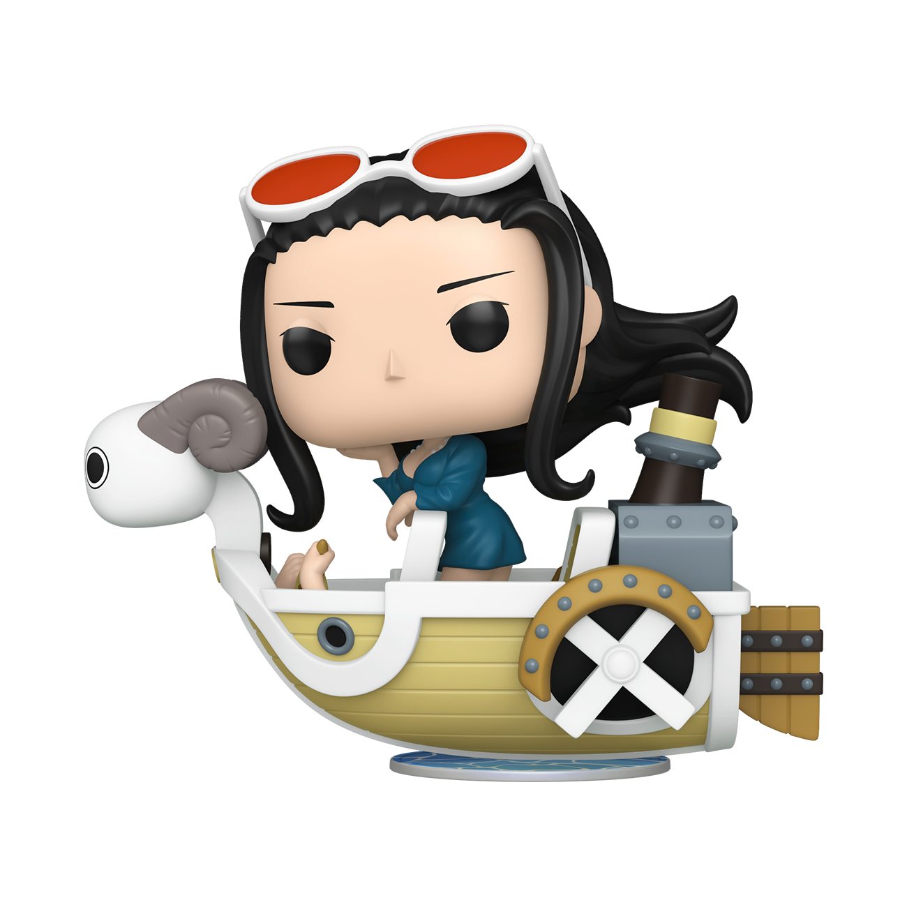 夏コミコンFUNKO POP! ワンピース　ニコロビン with ミニメリー2号 Pop! Rides Deluxe Nico Robin with Mini Merry II | Funko