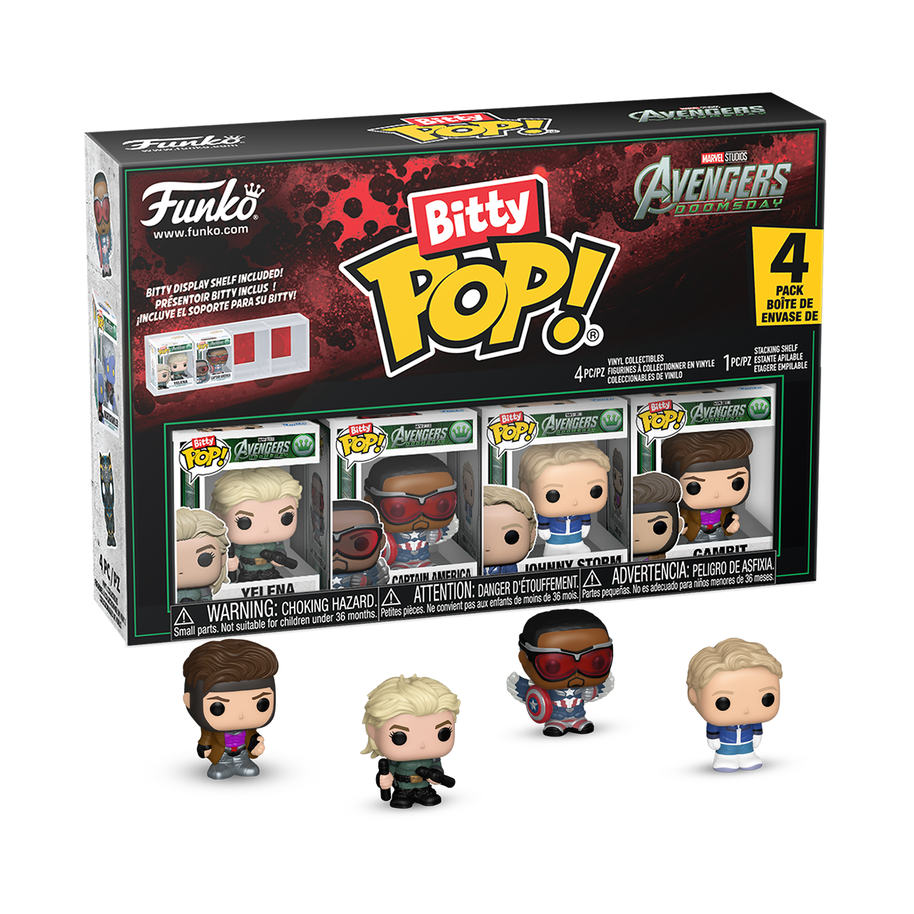 Funko Bitty Pop! Avengers: Doomsday 4-Pack Series 1