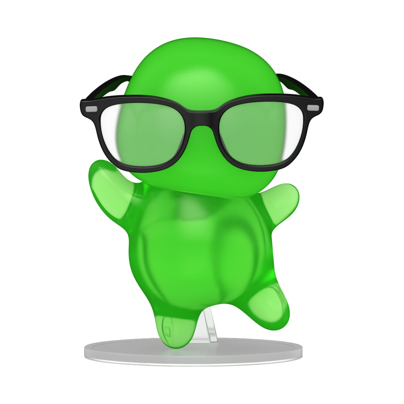 Imagen del set LEGO Funko Pop! Flubber with Glasses (Translucent)