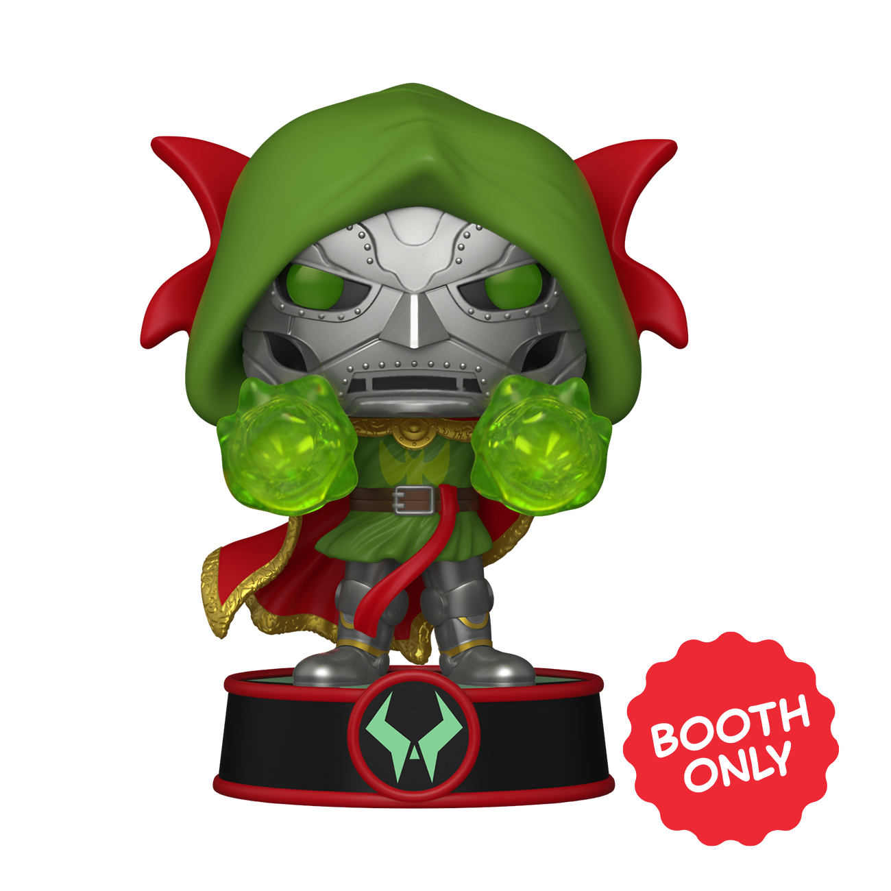 Pop! Light Up Sorcerer Supreme Doom with Pop! Protector | Funko