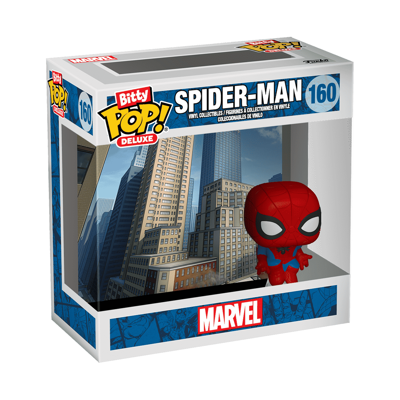Figurine Funko Bitty Pop Deluxe Marvel Spider Man Cityscape