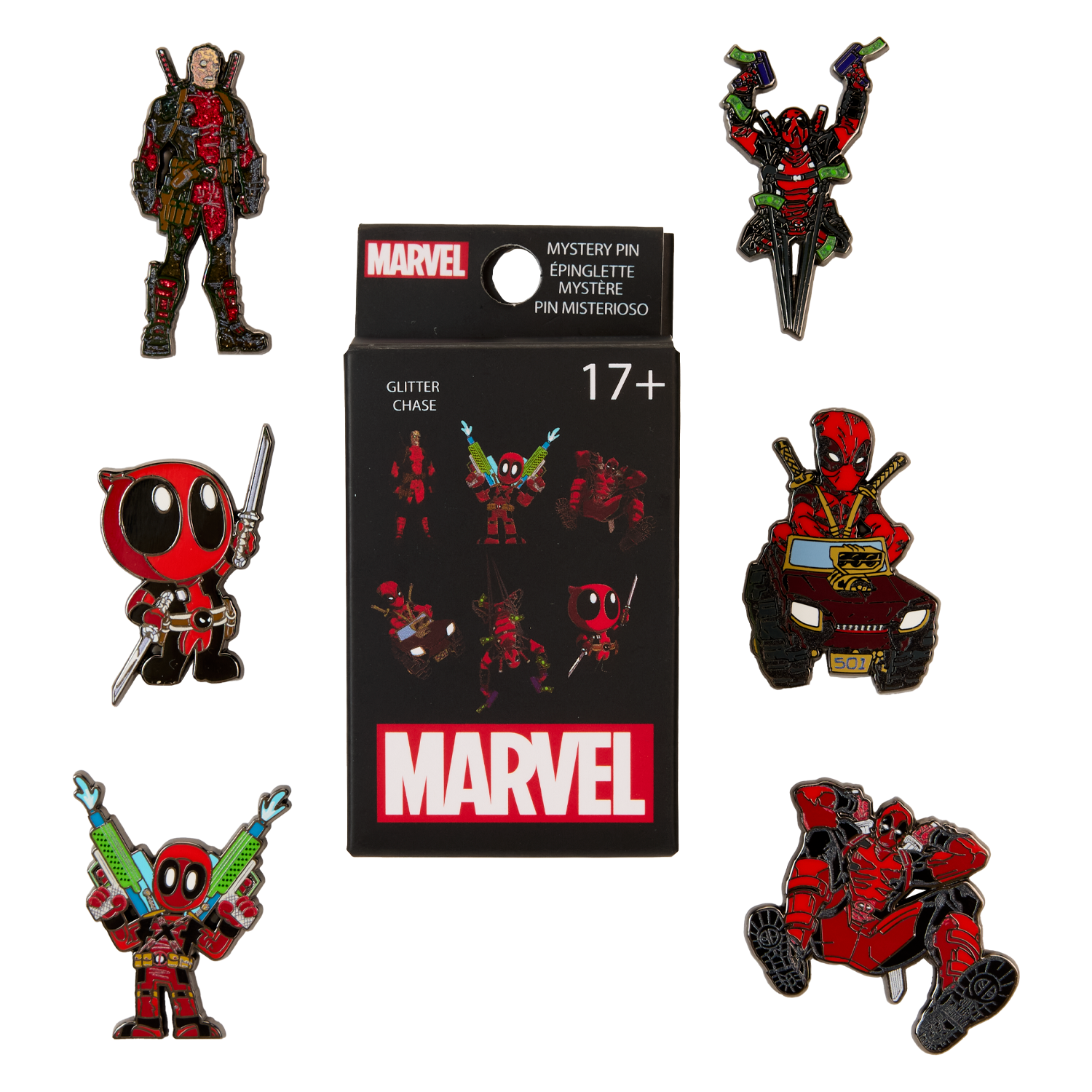 

Funko Deadpool Pin Set 4-Pack