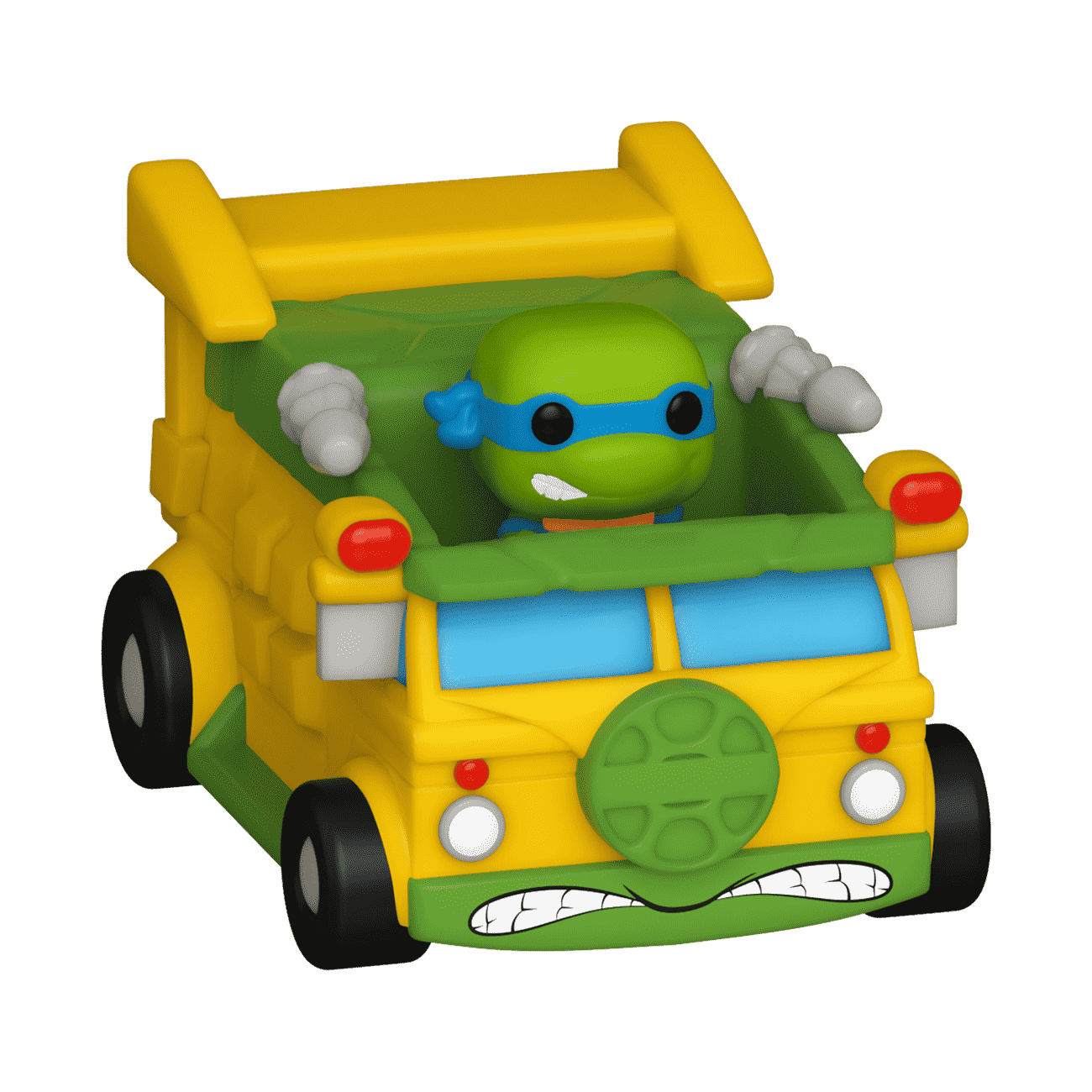 Funko Bitty Pop! Rides | Tortugas Ninja Leonardo con Turtle Van | TMNT | Figura Mini Vinilo Coleccionable con Vehículo | Teenage Mutant Ninja Turtles | FS