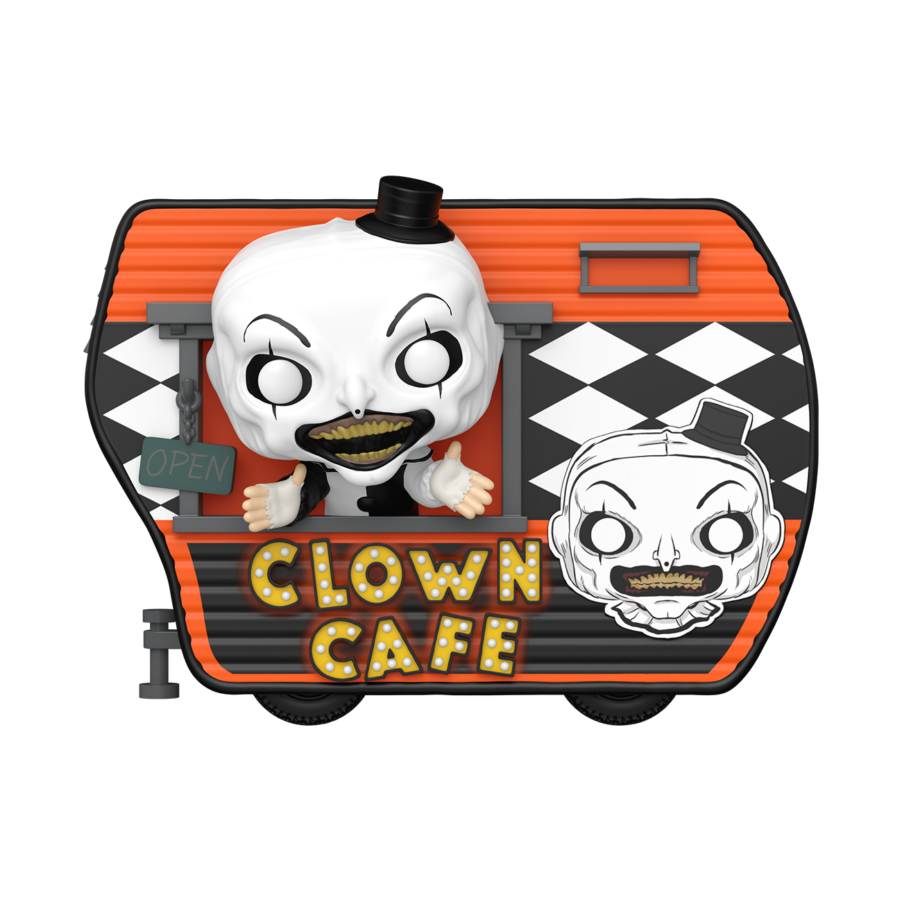 Funko Pop! Rides Deluxe Art with Clown Cafe