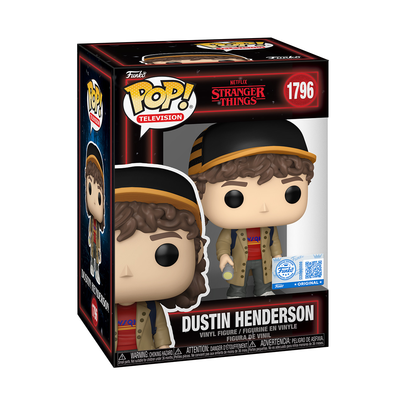 Pop! Dustin Henderson with Flashlight
