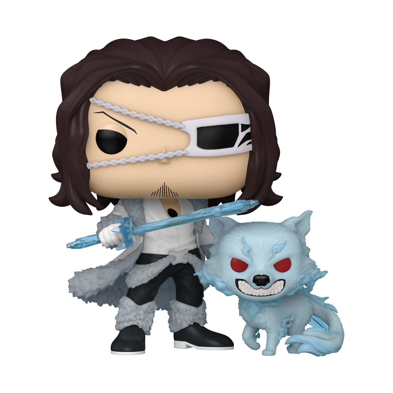 Funko POP! Animation Bleach Coyote Stark con Wolf Buddy, Glow in The Dark Exclusive, #2295, figuras de vinilo de 3.9 y 1.8 pulgadas