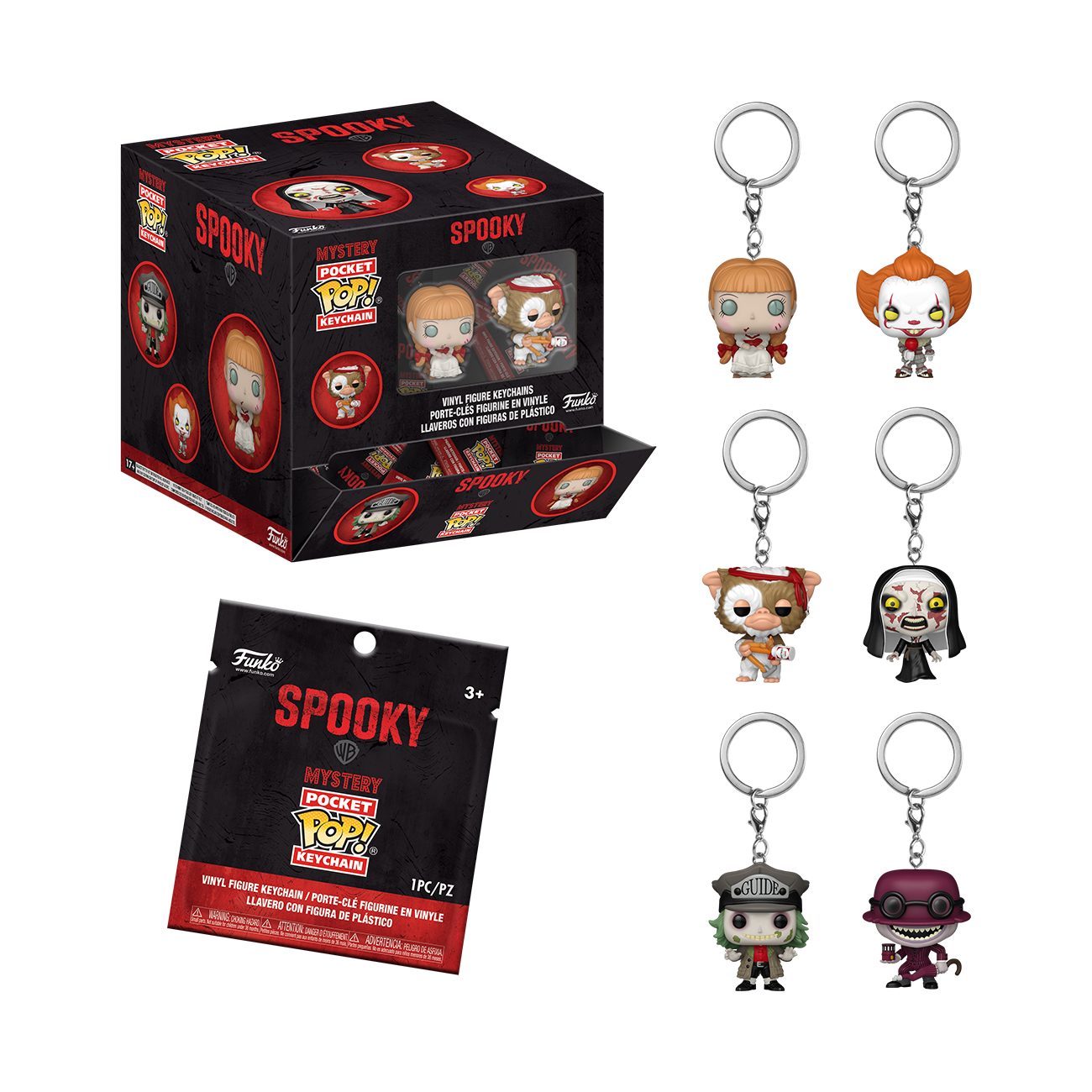 

Funko Mystery Pop! Keychain Spooky Warner Bros.