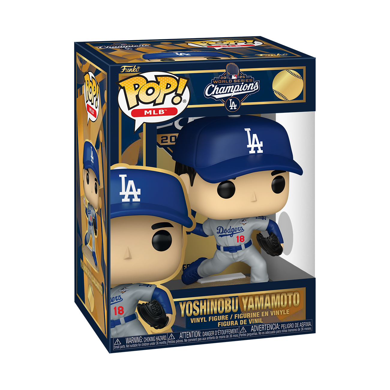 【限定レア】 Funko 2025ドジャース ワールドシリーズ制覇記念 Pop! Yoshinobu Yamamoto (2025 World Series MVP) | Funko