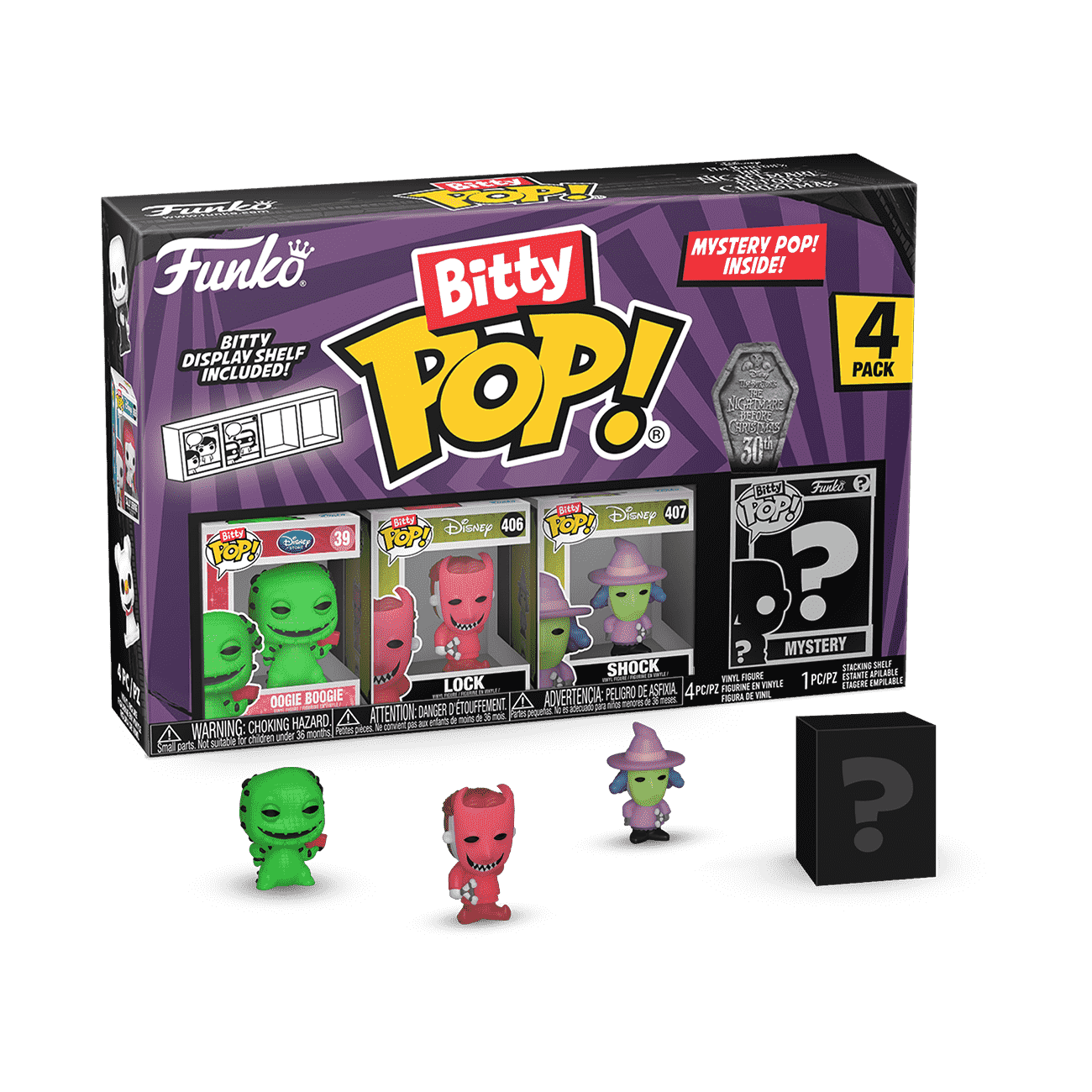 Buy Bitty Pop! The Nightmare Before Christmas 4-Pack Series 1 at Funko.