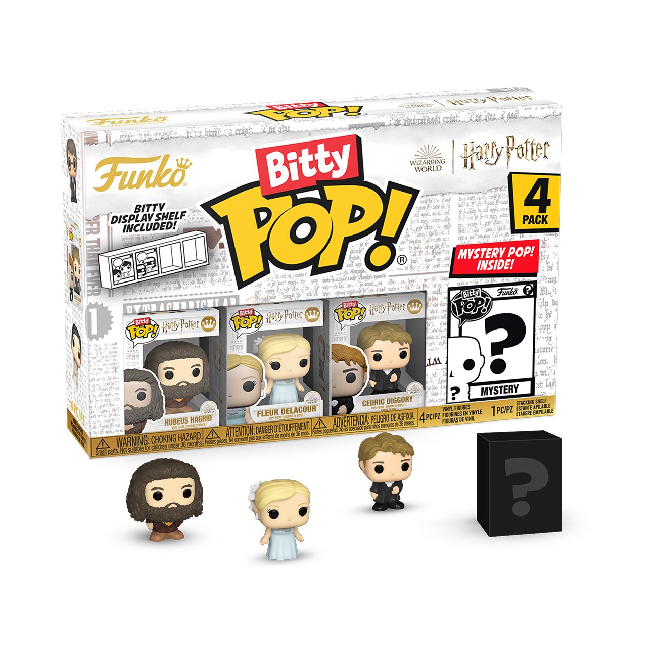 Funko Bitty Pop! HP GOF - Hagrid 4pkY una Minifigura Misteriosa Sorpresa