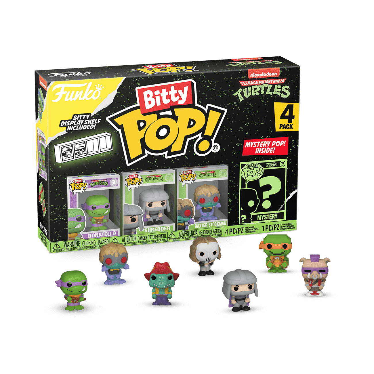 Buy Bitty Pop! Teenage Mutant Ninja Turtles 4-Pack Series 2 at Funko.