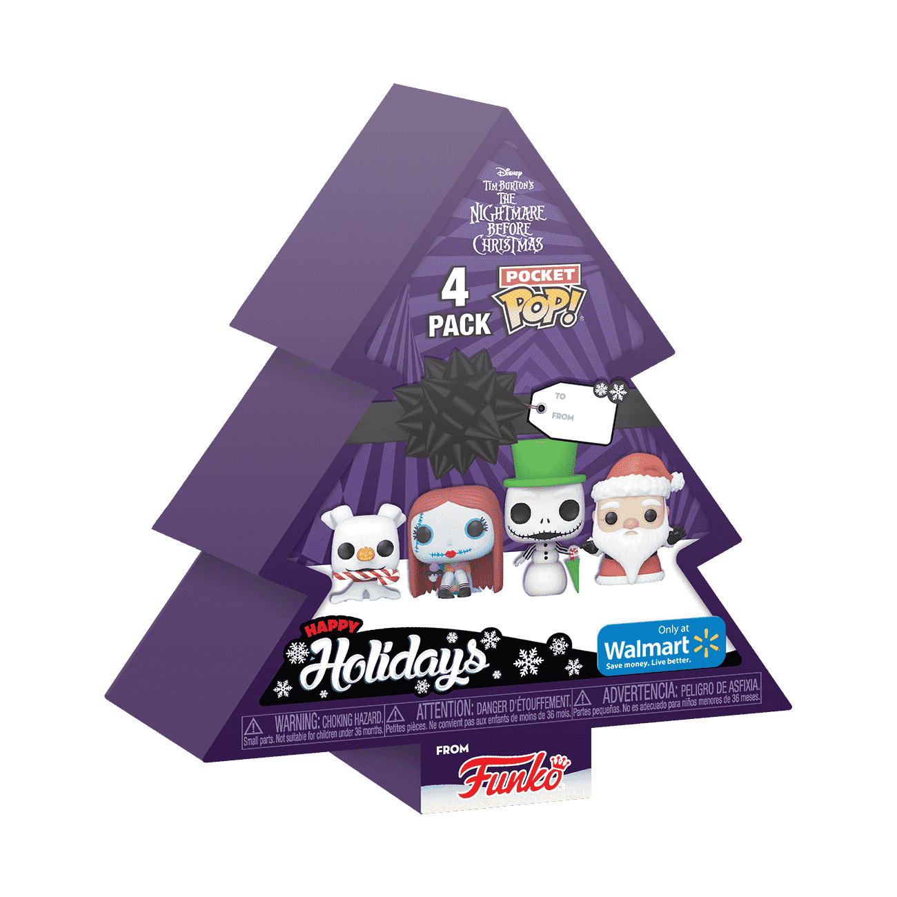 Loungefly Funko Pop The Nightmare Before Christmas Neon Mini Backpack Negro | Envío Gratis