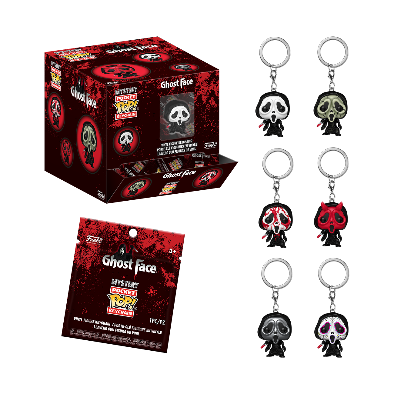 Funko Mystery Pop! Keychain Scream
