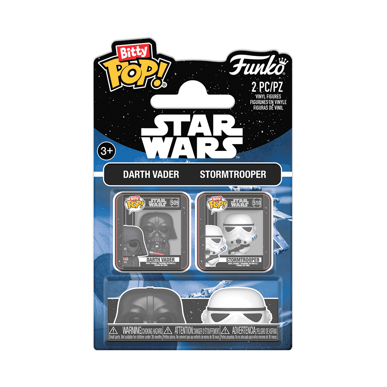 Funko Bitty Pop! Darth Vader & Stormtrooper 2-Pack