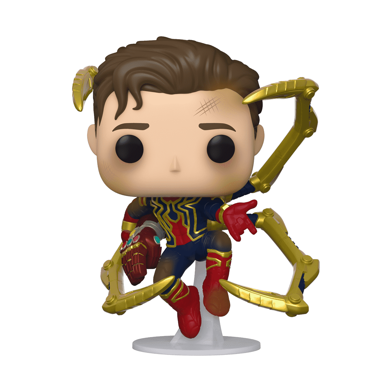 Buy Pop Iron Spider Unmasked with Gauntlet at Funko