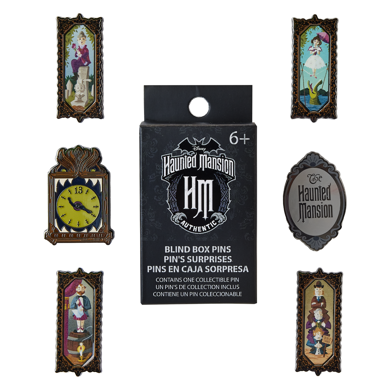 Haunted Mansion Stretching Room Portraits Mystery Box Pin | Officially Licensed | Loungefly
