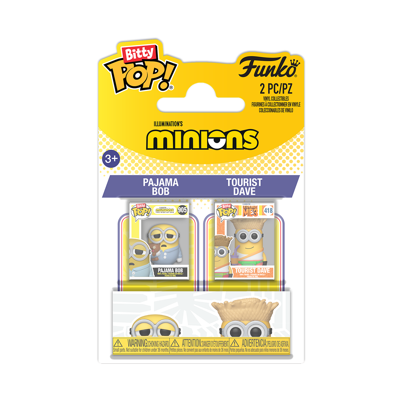 Bitty Pop! Pajama Bob & Tourist Dave 2-Pack | Funko