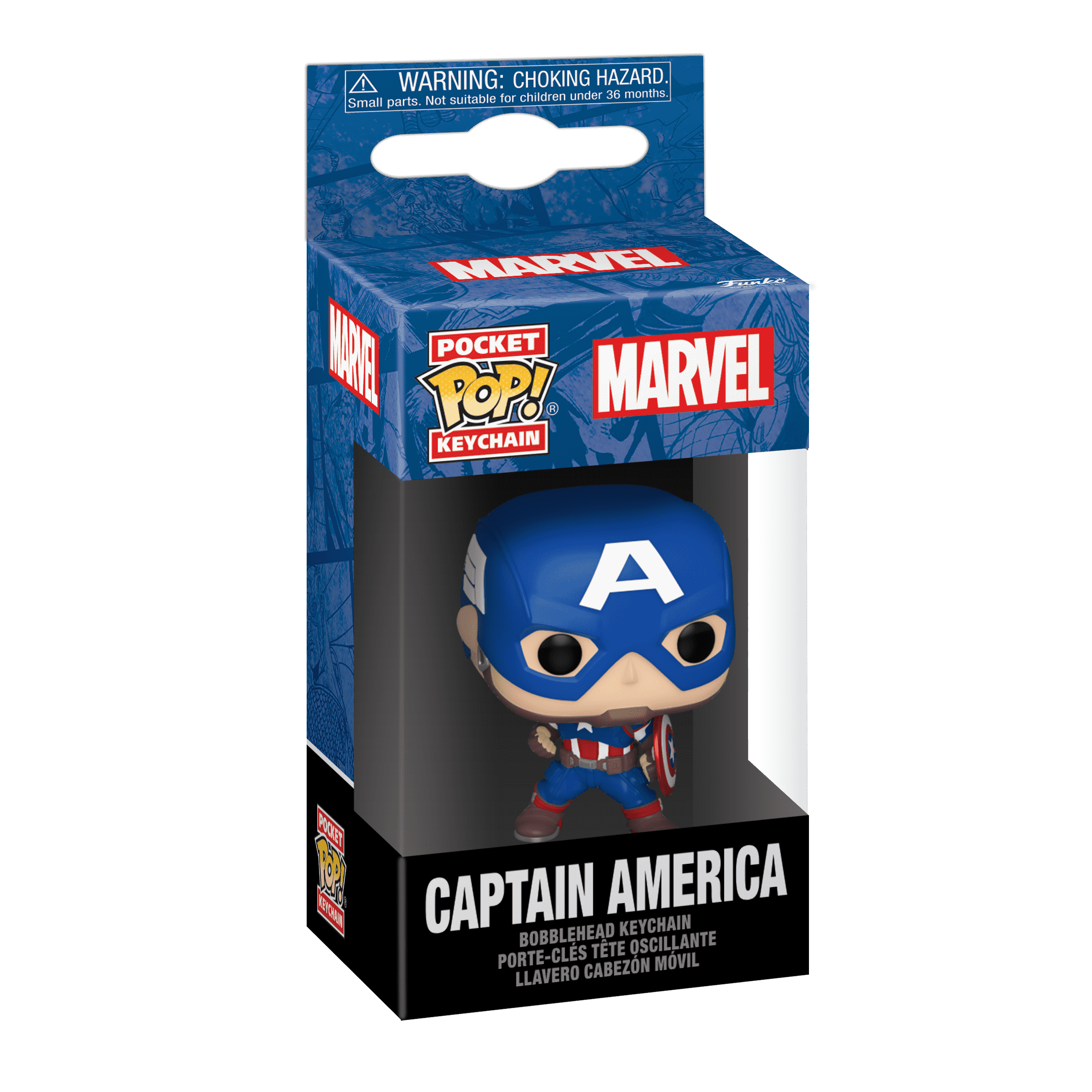 Funko Pocket POP! Keychain Marvel Zombies Zombie Captain America | Loja