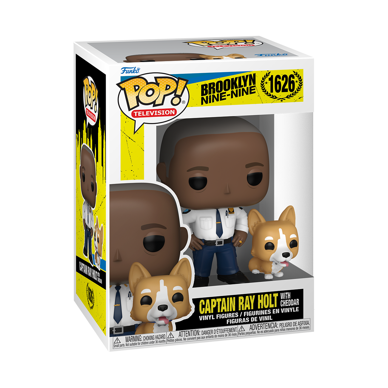 Pop! & Buddy Captain Ray Holt with Cheddar