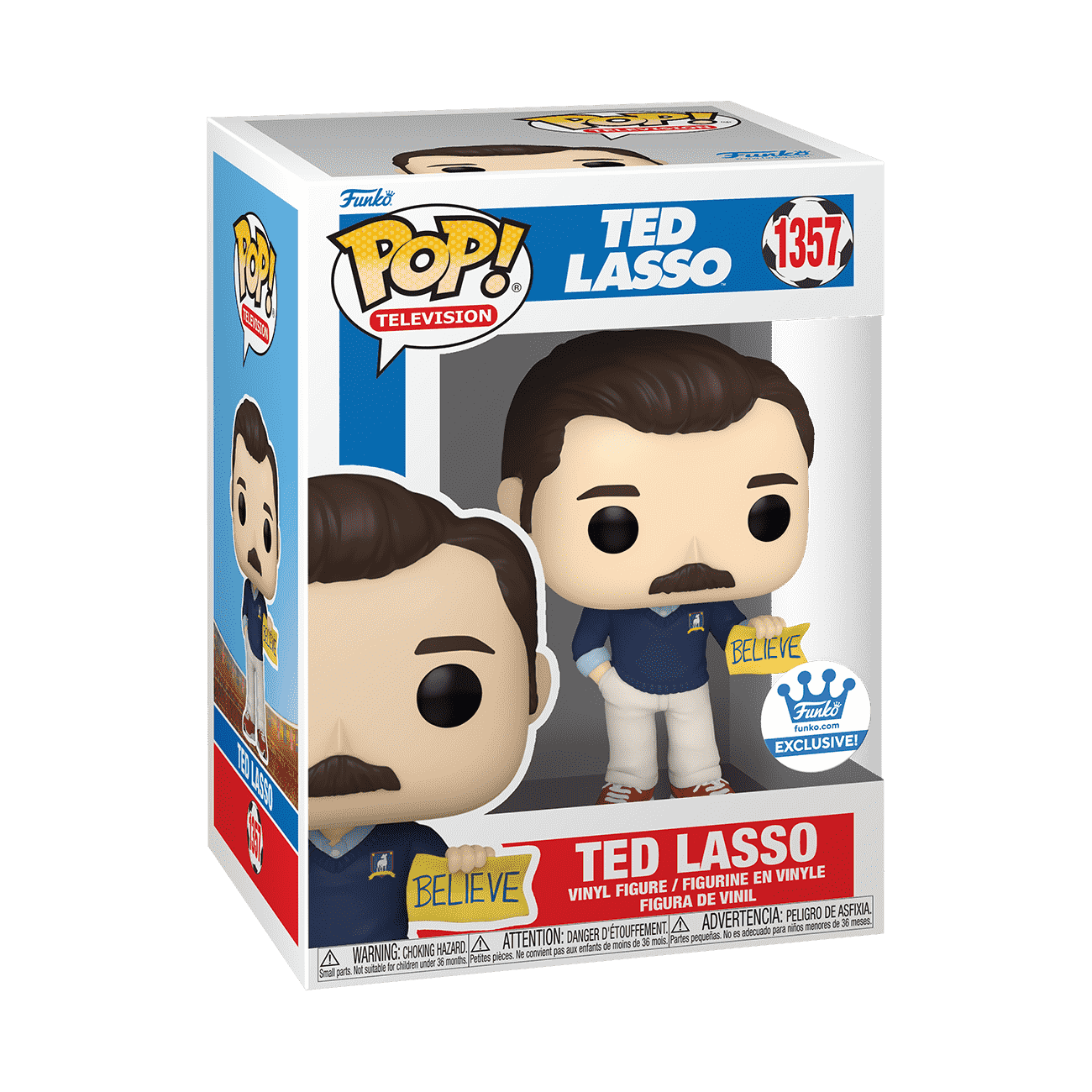 Buy Pop! Ted Lasso with Believe Sign at Funko.