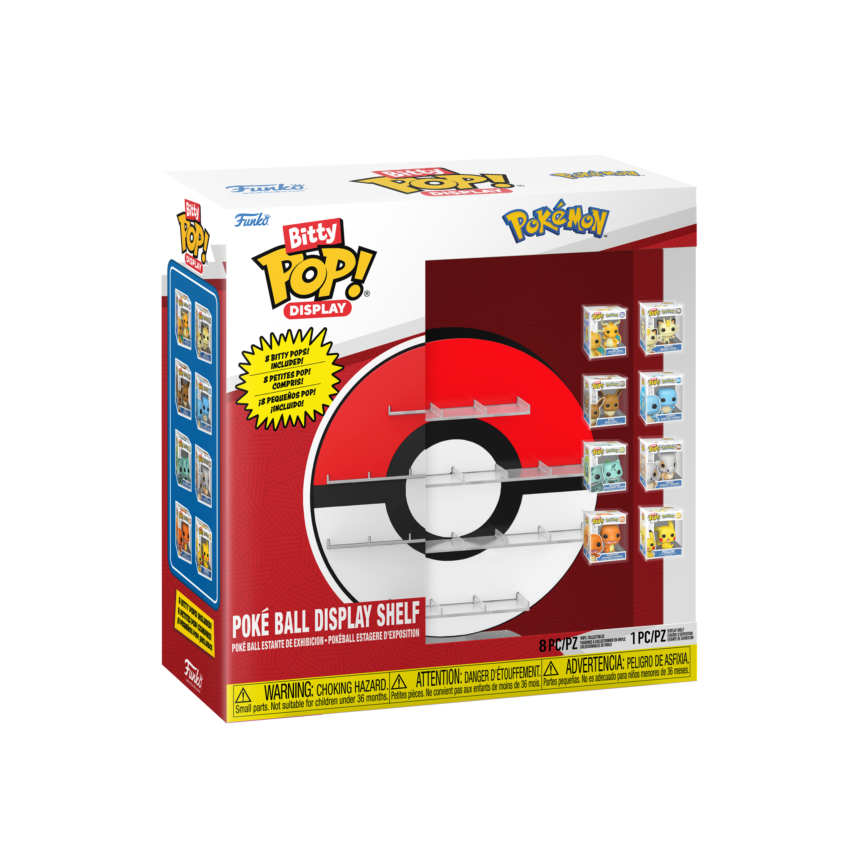 Funko Bitty Pop! Display Poké Ball Display Shelf