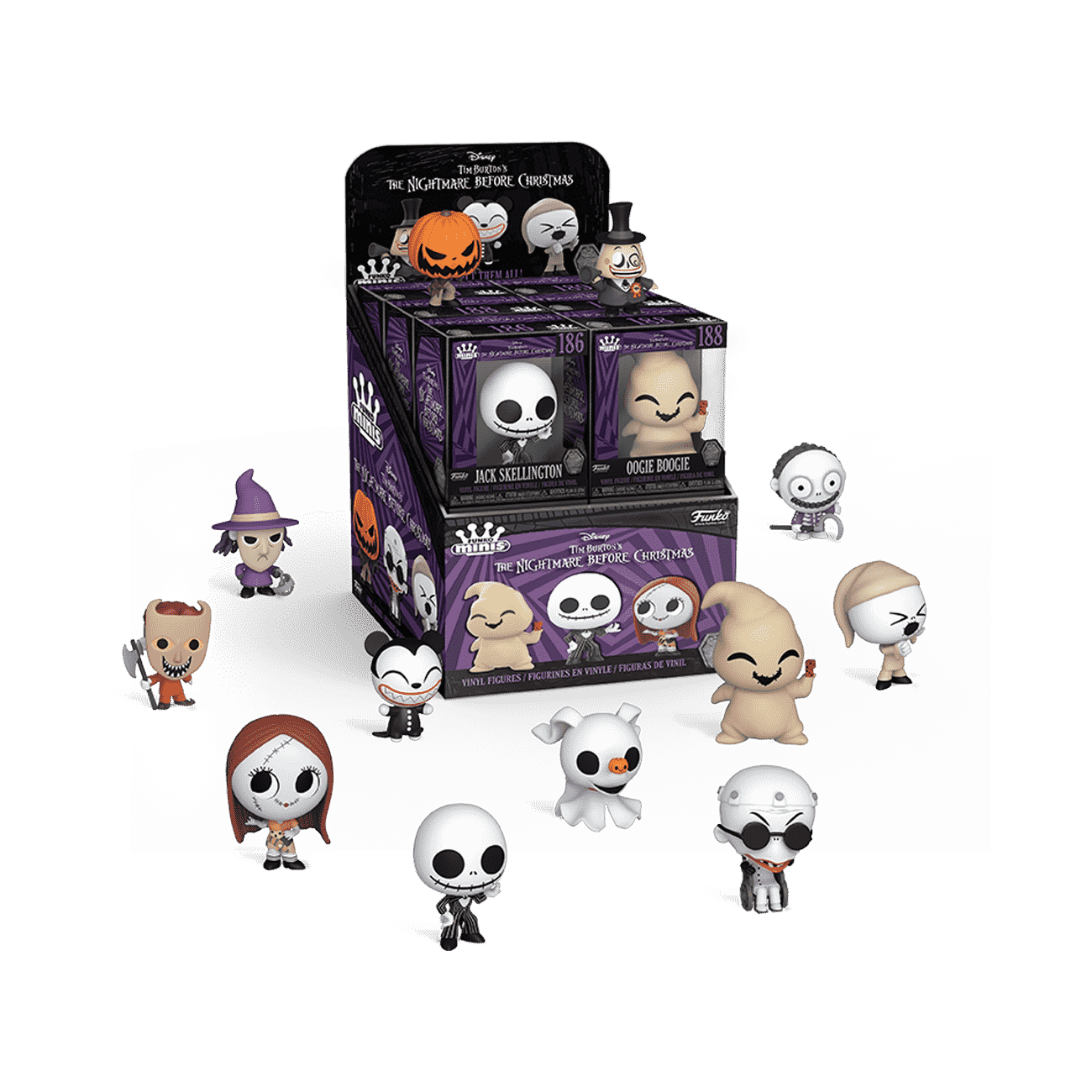 POP MAX＆POPＸ2点 The Nightmare Before Christmas Mini Vinyl Figures