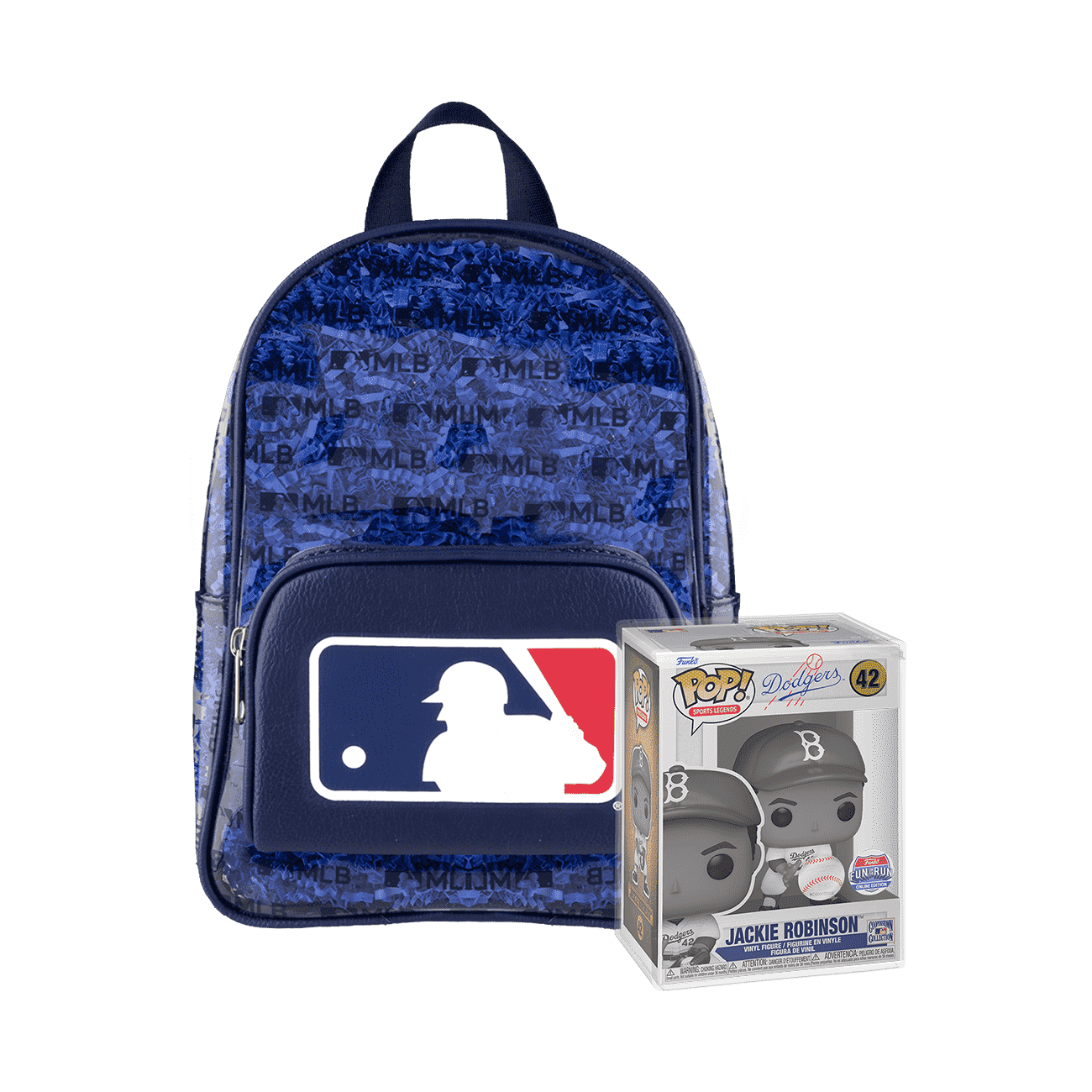 Funko Sports: MLB Stadium Mini Backpack and Pop! Jackie Robinson Limited Edition