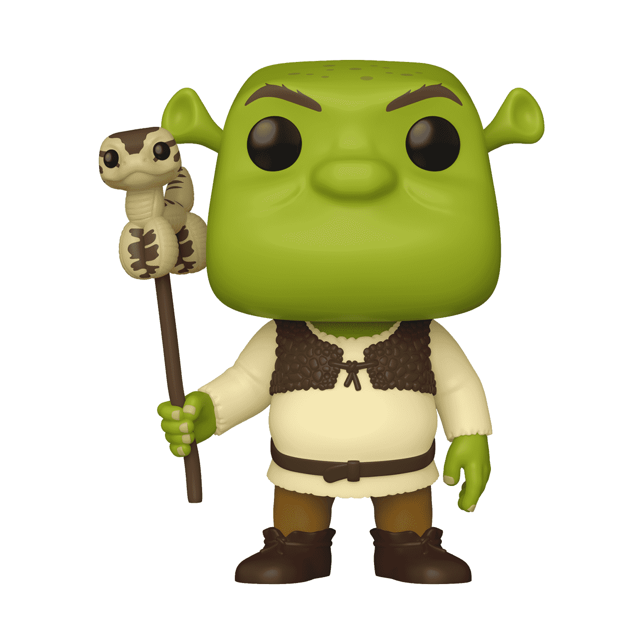 Funko Pop Movies: Shrek Dream Works 30th, Shrek with Snake, Figura de Vinilo Coleccionable, Idea de Regal,ercancia Oficial,Juguetes para Niños y Adultos,Movies Fans