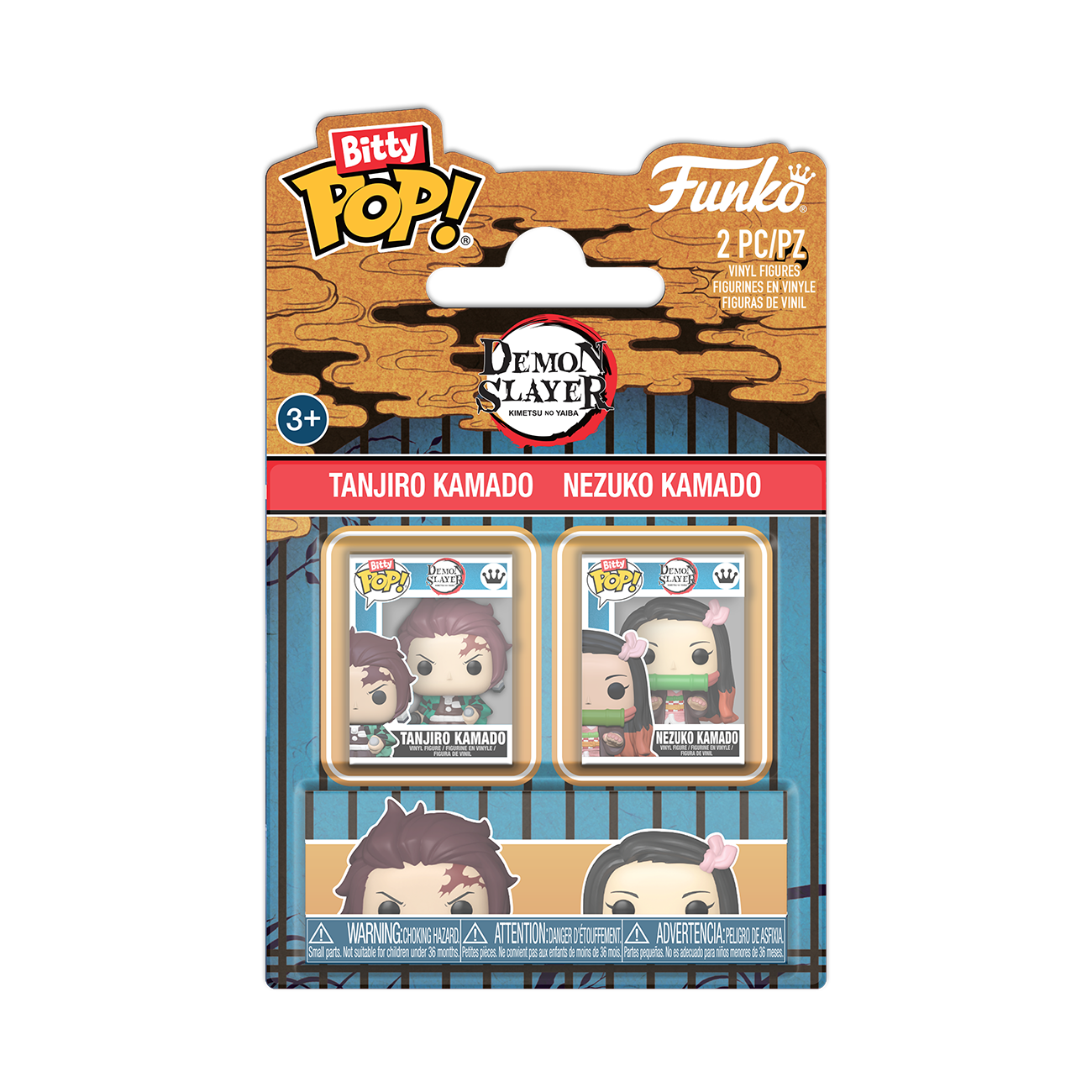 Funko Bitty Pop! Tanjiro Kamado & Nezuko Kamado 2-Pack