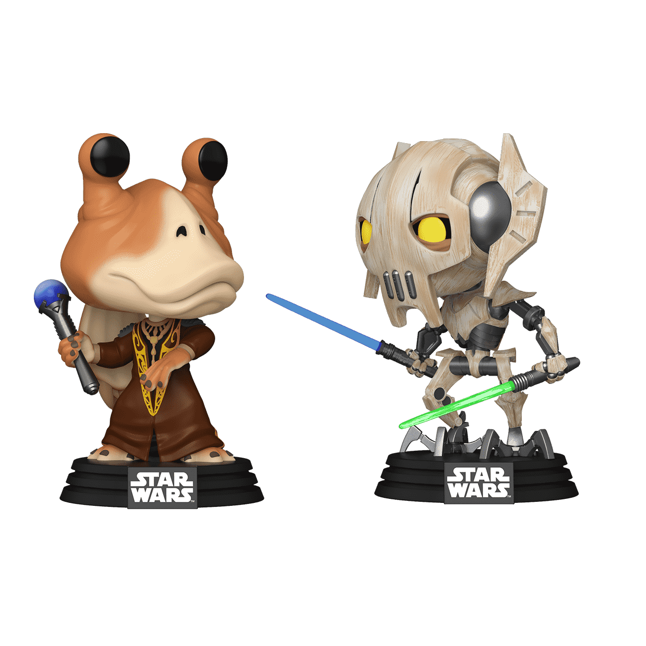 Buy Pop! Jar Jar Binks vs. General Grievous 2-Pack at Funko.