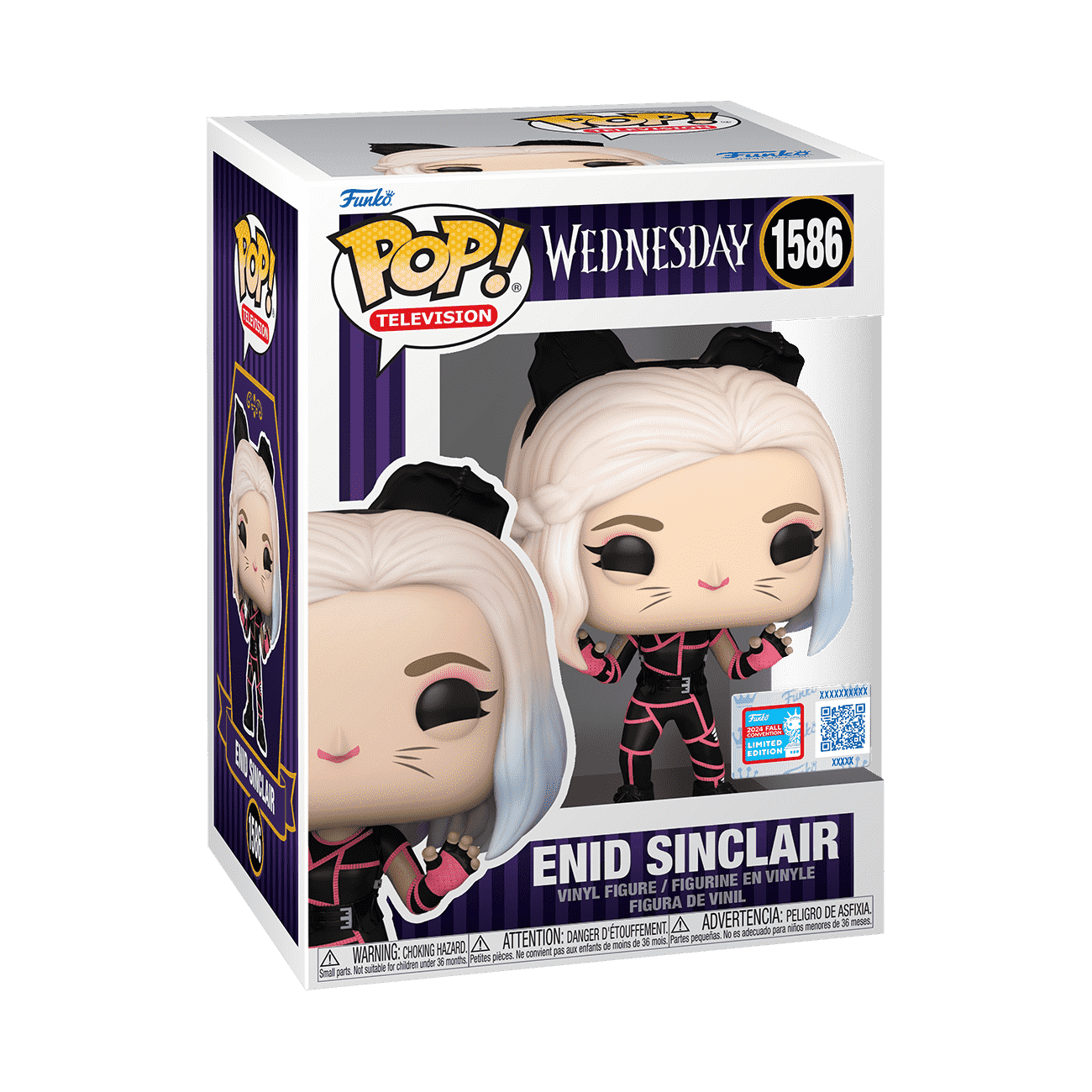 Pop! Wednesday and Enid 2-Pack with Foldable Pop! Protector