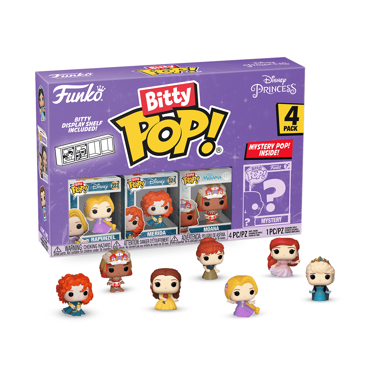 Funko Bitty Pop! Disney Princess 4-Pack Series 4