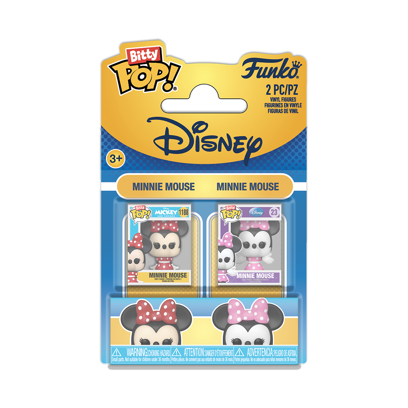 Funko Bitty Pop! Minnie Mouse 2-Pack
