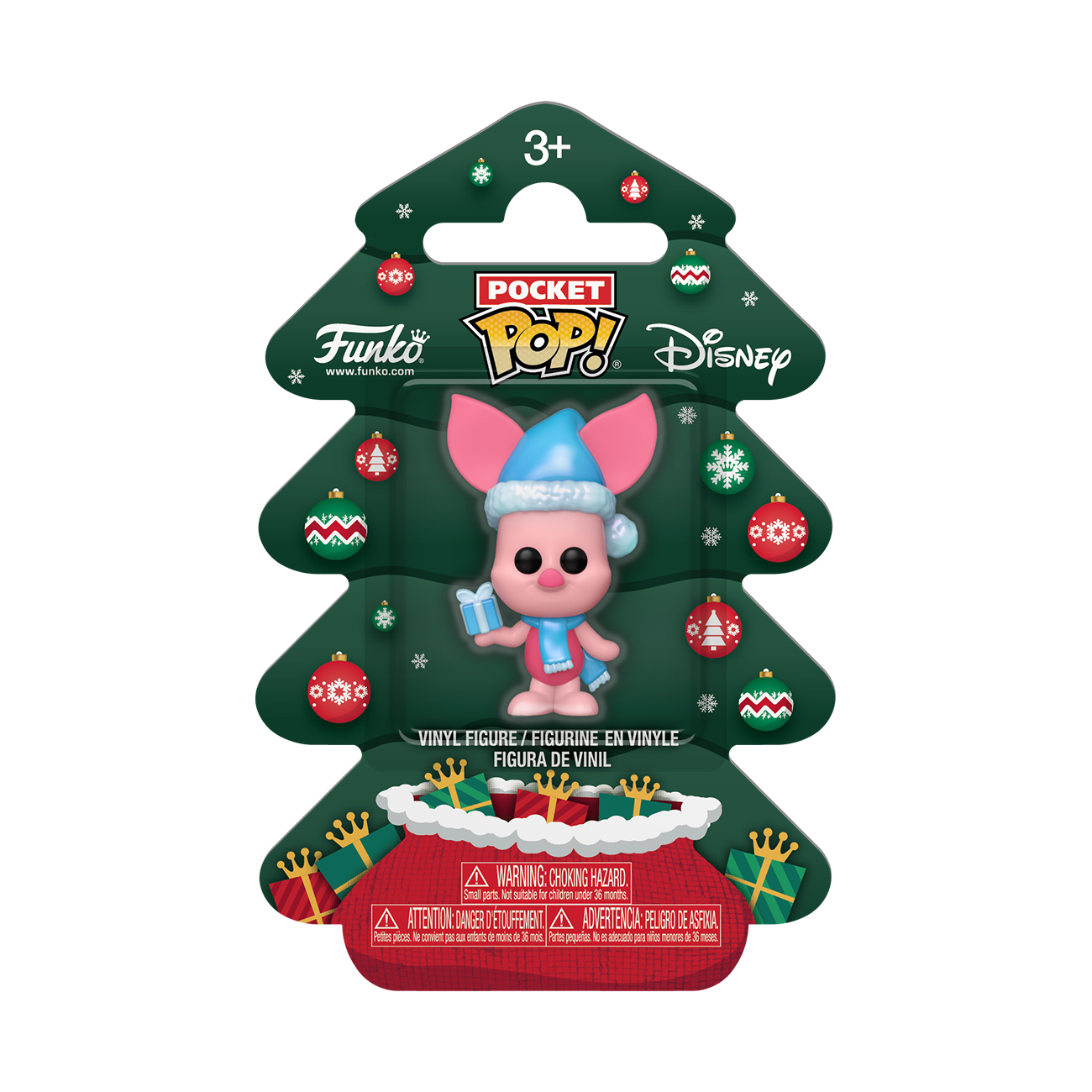 Funko Pocket Pop! Árbol navideño: Winnie The Pooh - Piglet